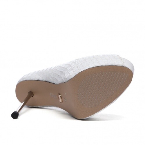 Giaro Peeptoe Plateau Pumps BELIZA Weißes Schlagenmuster EUR 46 45 44 43 42 41 - Bild 7 von 10