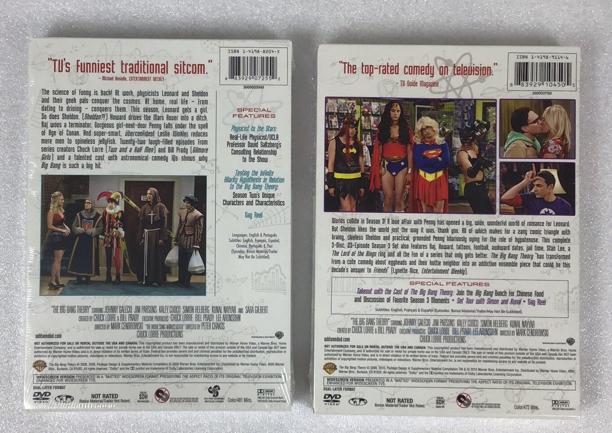 The Big Bang Theory Seasons 2 & 3 DVD Brand New | eBay