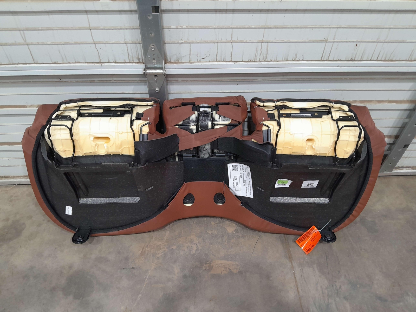 14-24 Maserati Ghibli Rear Lower Seat Cushion Brown Leather Genuine OEM