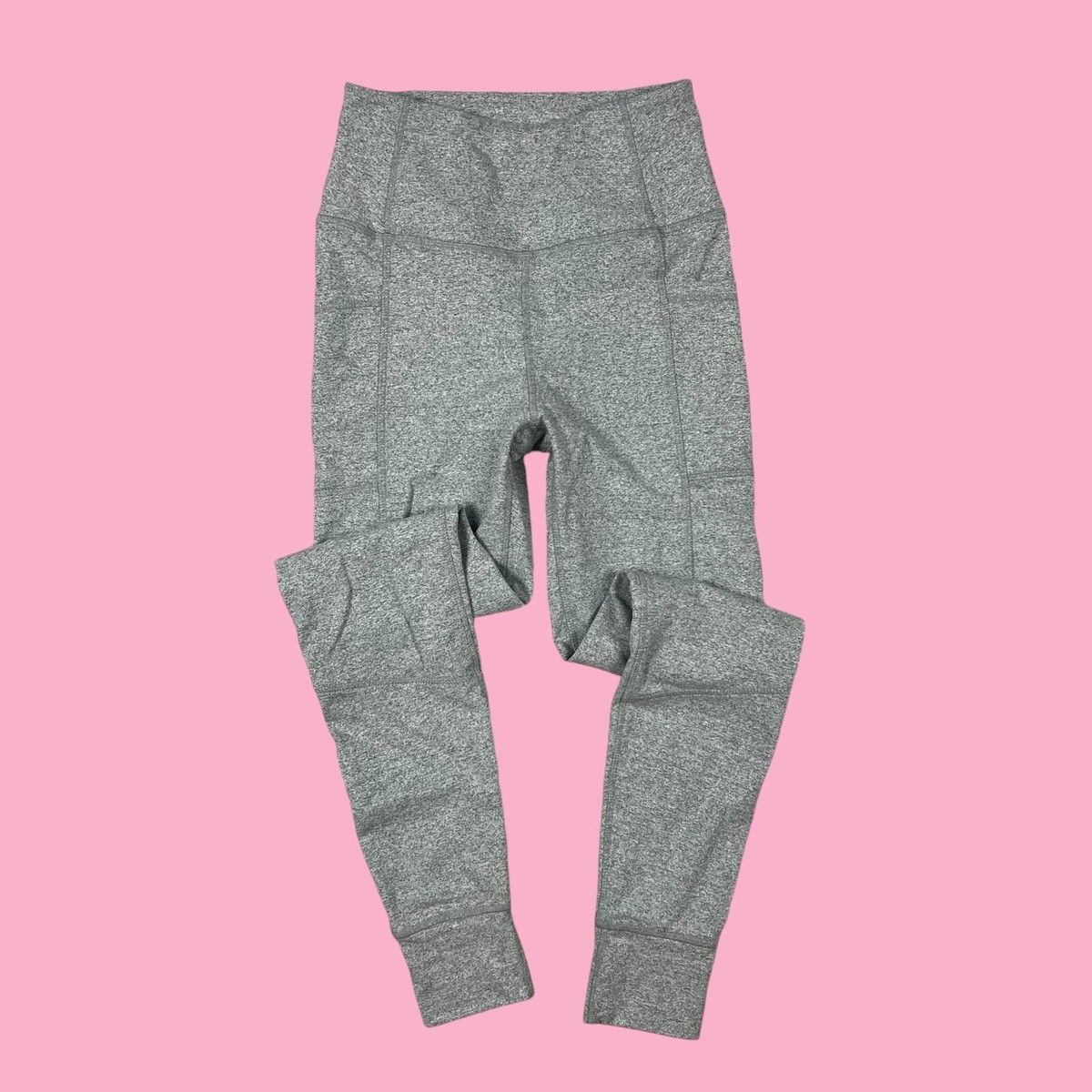 Kyodan Outdoor Leggings Size XS Heathered Light Gray Side Pockets