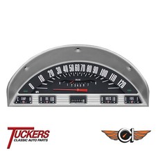 56 1956 Ford F-100 Black Truck Gauge Set Classic Instruments Ft56bt
