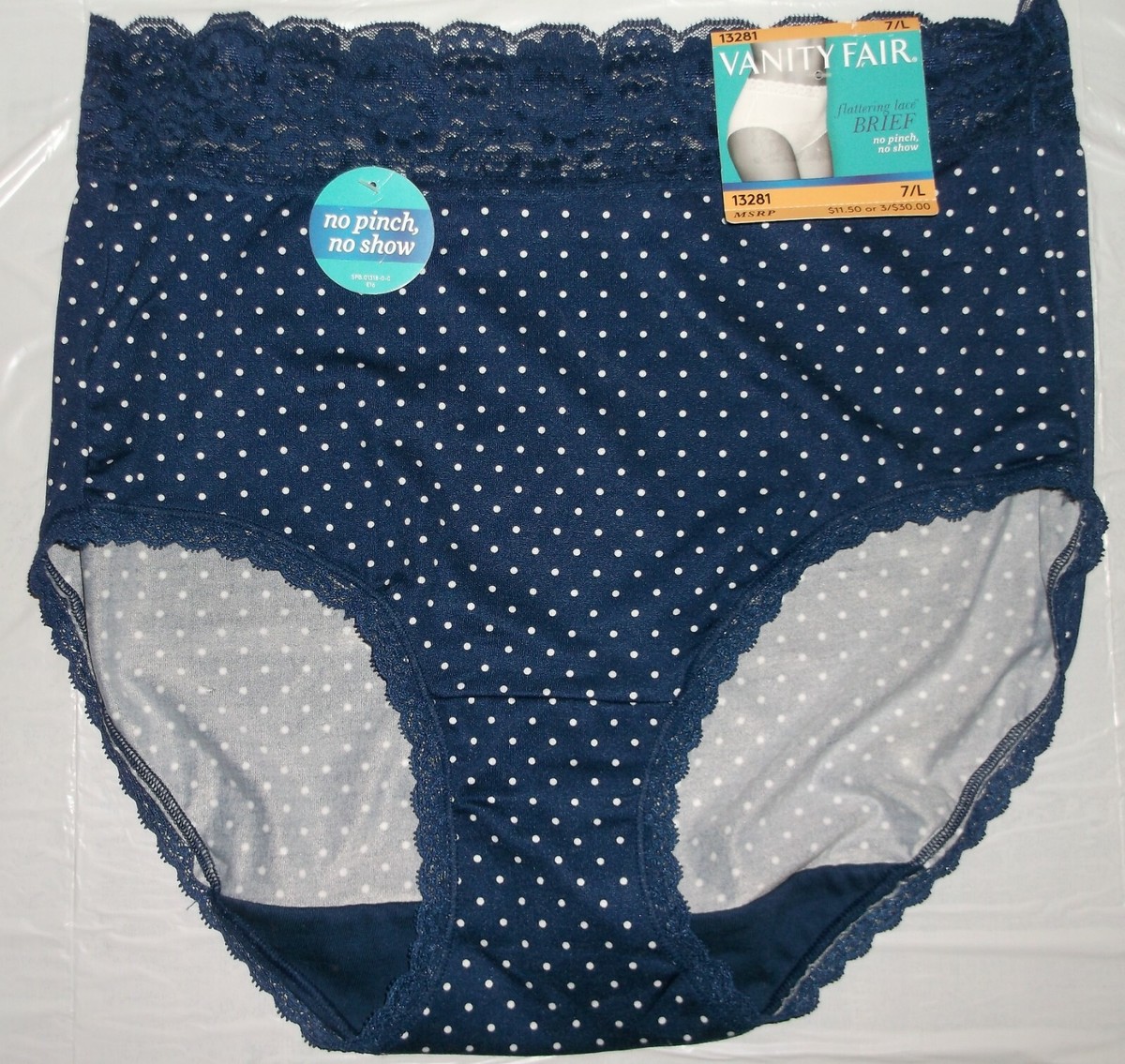【s.】 NWT Vanity Fair Flattering Lace 13281 Brief panty panties 6