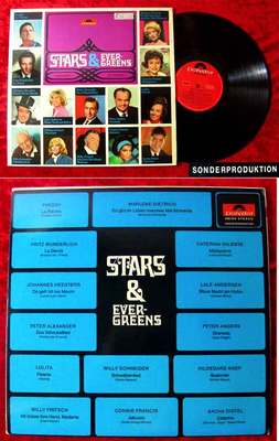 LP Stars und Evergreens Caterina Valente Hildegard Knef Connie Francis
