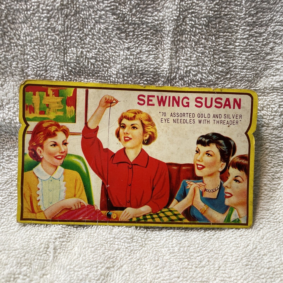 Kit De Broderie Vintage Stitchkins 1978 - Black Eyed Susan Avec Cadre - NEUF Sous Blister