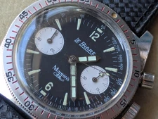 Vintage Le Phare 'Mappin's' 15 ATM All SS Divers Chronograph w/Landeron 149 Mvmt