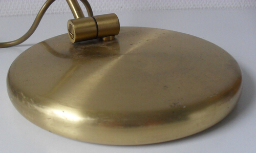 ✅ SCHREIBTISCHLEUCHTE SCHREIBTISCHLAMPE TISCHLAMPE Messing Zuleitung ca. 2 m - Bild 2 von 9