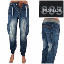 883 Police Mens 28 x 32 (actual) Jeans 100% Cotton De Rossa Loose Cargo Size 30