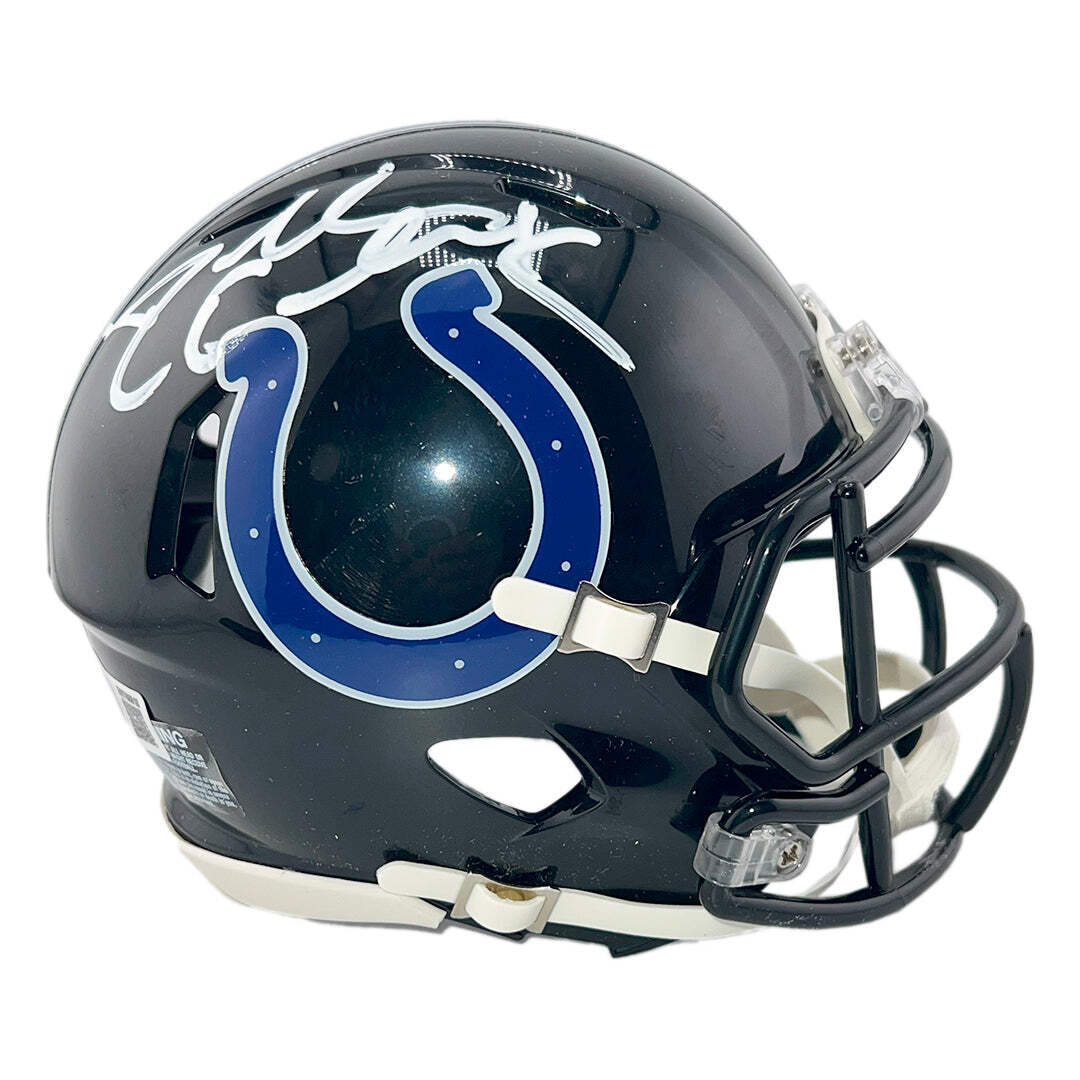 Mini casque de football signé Dallas Clark Indianapolis Colts