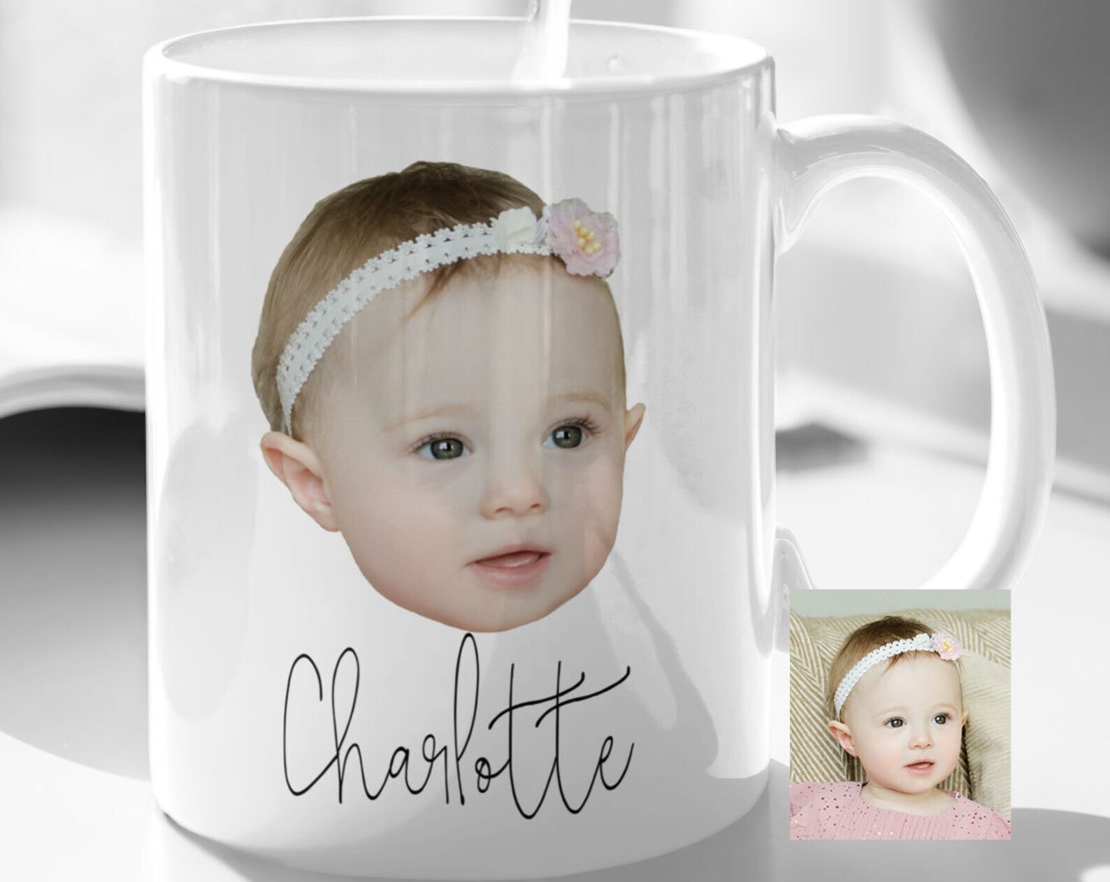 Personalized Photo Face Mug Custom Face Mug Custom Text Photo Mug Face Mug Make