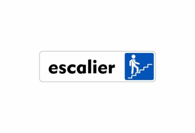 Adhesive Sticker Signage Door Plate Stair Panel