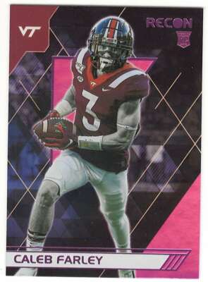 CALEB FARLEY 2021 RC Panini Chronicles Draft Picks Recon Pink #128 ROOK ...