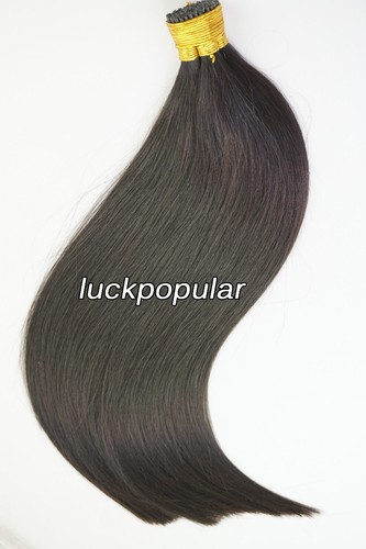 Extensiones de cabello humano Remy de doble dibujo con palo de queratina I punta Fusion 1 g de espesor - Imagen 19 de 96