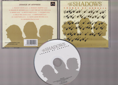 The Shadows - Change of Address (CD, 2012) Nice! #0525DB