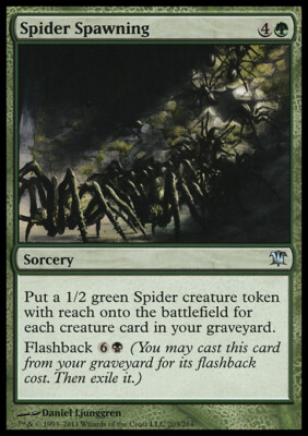 MTG Magic the Gathering Spider Spawning (203/297) Innistrad LP