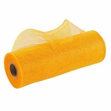 Christmas Wreath Maker Deco Mesh - 10" x 10 Yards, Yellow Gold, Thanksgiving