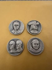 ( 1 ) STATE SEAL 999 Fine SILVER PRESIDENTIAL ART COIN MEDALLIC ART CO