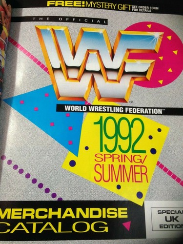Revista WWF WWE JUNIO 1992 Ultimate Warrior Hulk Hogan + Catálogo de Mercancías - Imagen 3 de 3