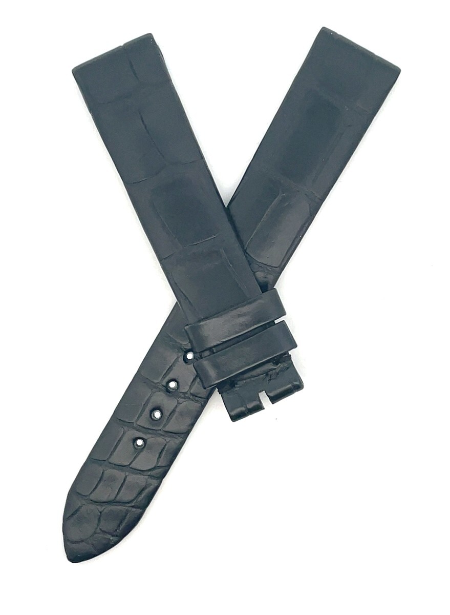 Christian Dior 16mm x 14mm Black Alligator Watch Strap Band N3V1C