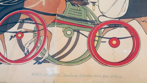 SEM au bois ou Le retour des courses, JOCKEY-CLUB, Mercedes, élégants, mondains - Picture 9 of 17