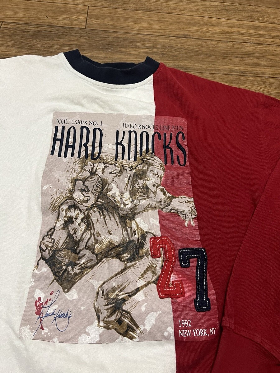 90s Vintage School of Hard Knocks Original Long Sleeve Rugby Shirt