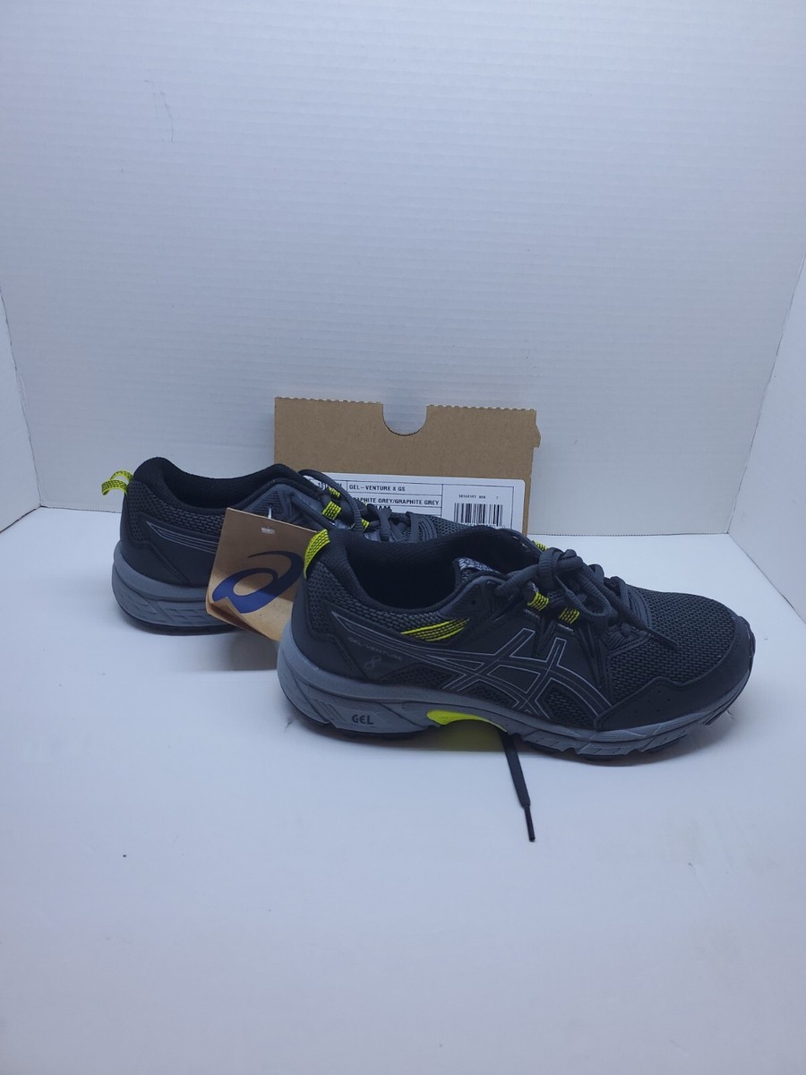 Asics Boys Gel Venture 1014A141 Black Running Shoes Sneakers