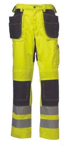 Pantaloni da lavoro Helly Hansen montaggio pantaloni lavoro alta visibilità cantiere sicurezza  - Foto 1 di 5