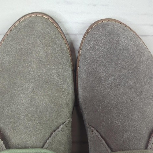 Gap Schnürstiefeletten Wood Stacked Iced taupe grau Leder Wildleder Damen 7 - Bild 8 von 15