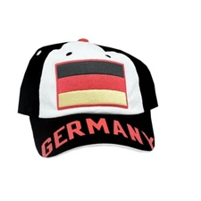 OuterStuff Germany World Cup Socer Adjustable Slouch Hat/Cap