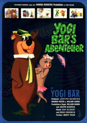 Yogi Bär's Abenteuer ORIGINAL A1 Kinoplakat William Hanna / Joseph Barbera