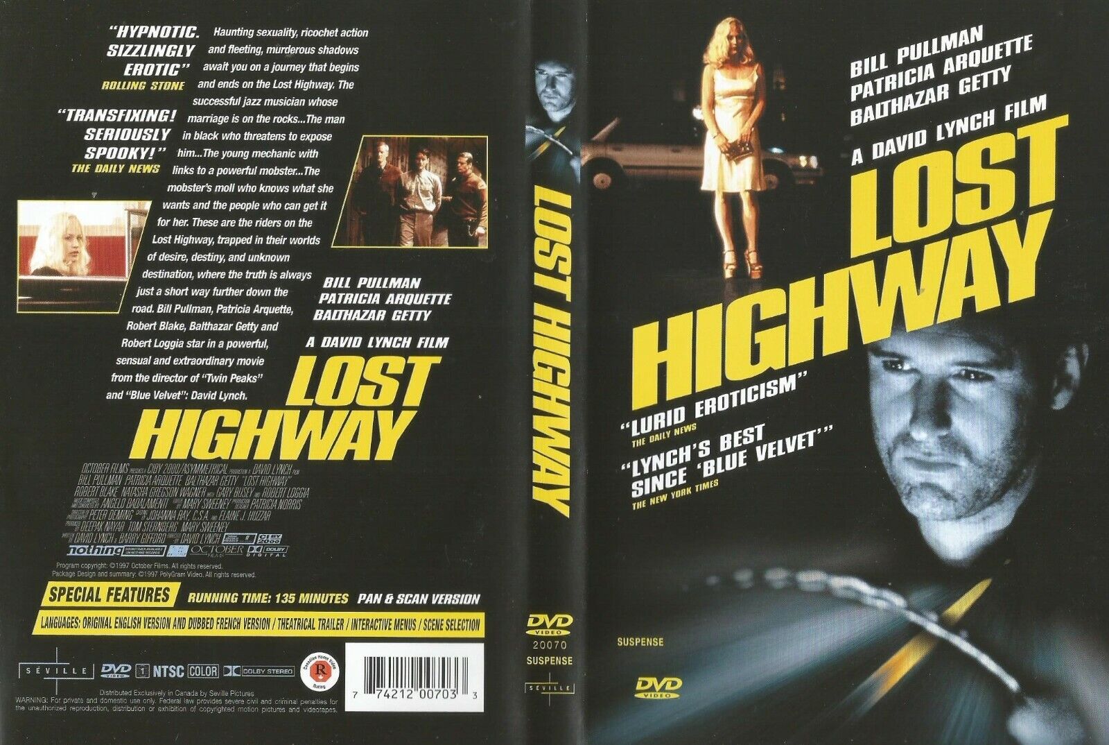 Шоссе в никуда объяснение. Шоссе в никуда 1997. Lost Highway. Lost Highway 1997 poster. Шоссе в никуда DVD.