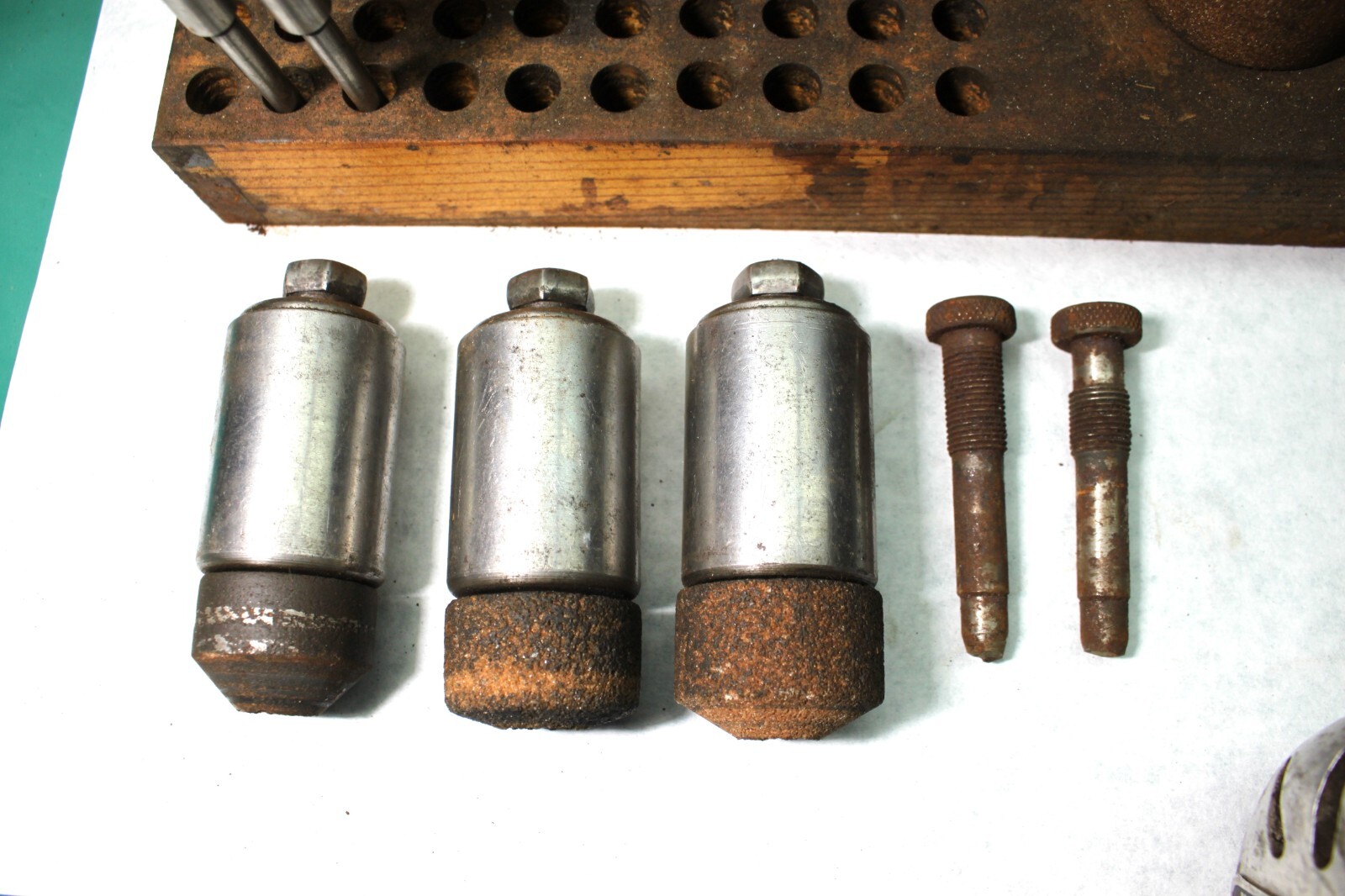 Kwik Way Valve Seat Grinder with Accessories Vintage Mechanic Antique