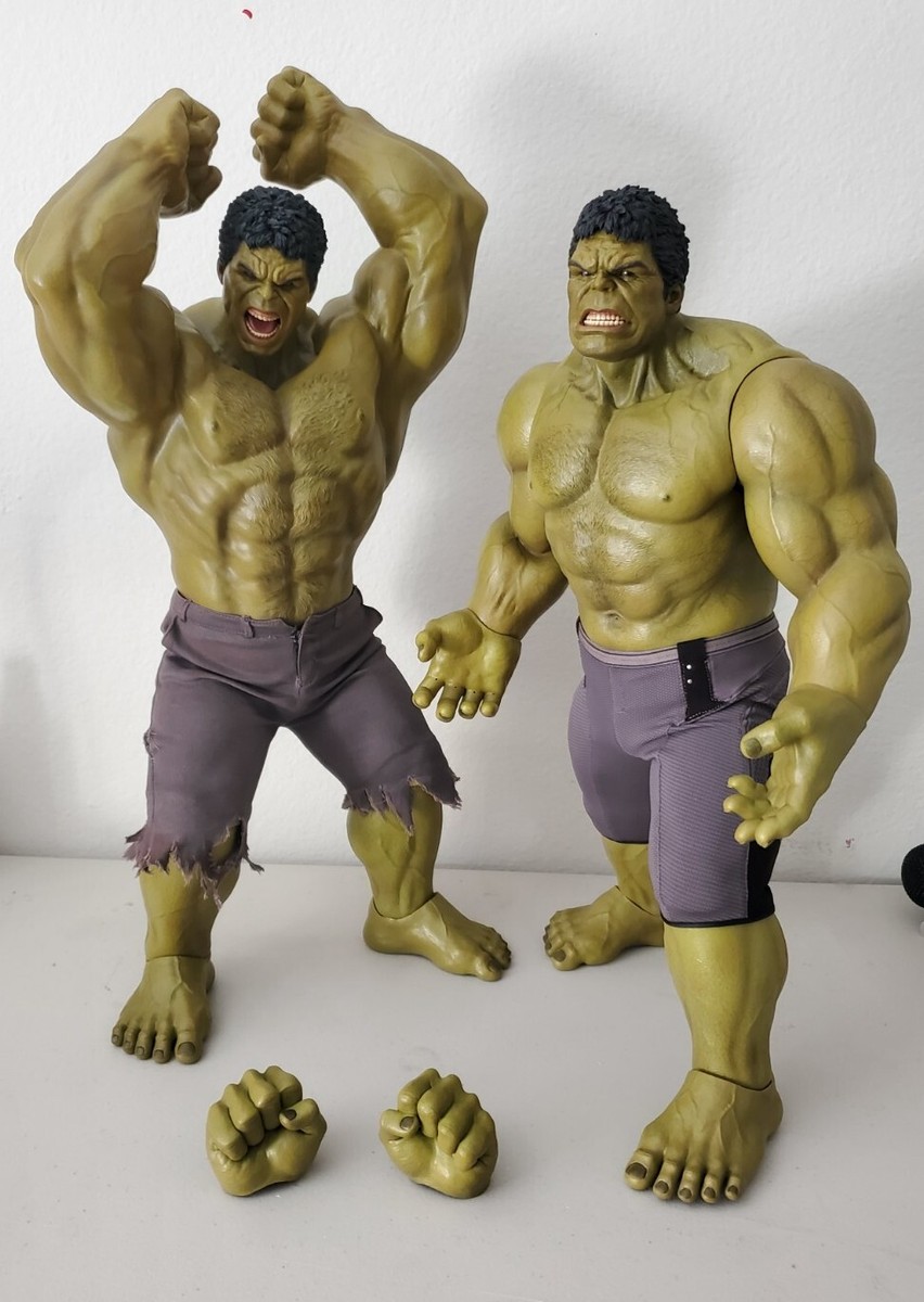 特撮 HOT TOYS DELUXE COLLECTIBLE SET HULK Hot Toys Marvel Avengers Age of Ultron Hulk Deluxe Set