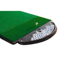 Half-Moon Molded Rubber Golf Ball Tray - by The Indoor Golf Shop