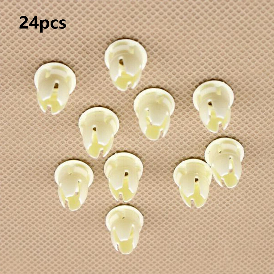 24pcs 0019882081 Fender & Door Molding Clips For Mercedes-Benz C230 CLK500 E320 - Image 3 of 4