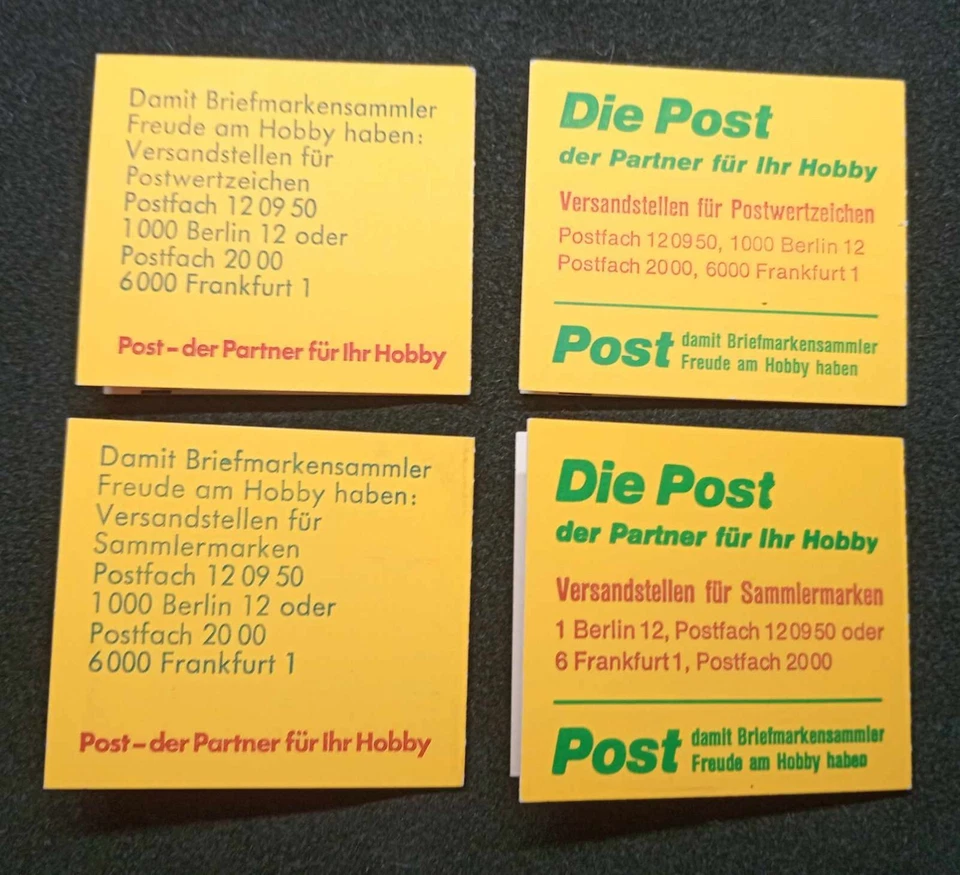 German Stamp Booklets x4 - Image 3 of 4