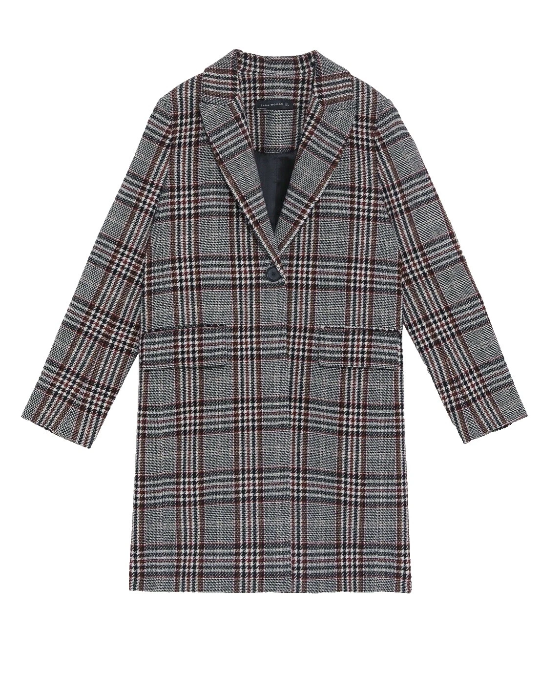 Cheque Zara Casual Casacos, jaquetas e Coletes para mulheres