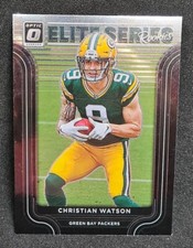 2022 Optic ELITE SERIES ROOKIES Christian Watson #ESR-12 Green Bay Packers 