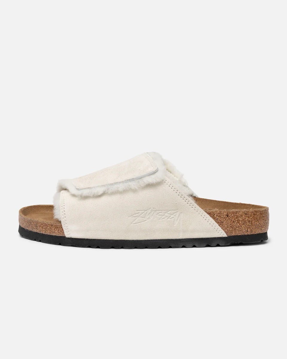靴 Stussy Birkenstock Solana 27cm Stussy x Birkenstock Solana Shearling Slides | eBay