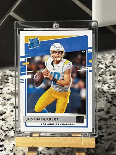🔥 Justin Herbert RC Rated Rookie 2020 Donruss