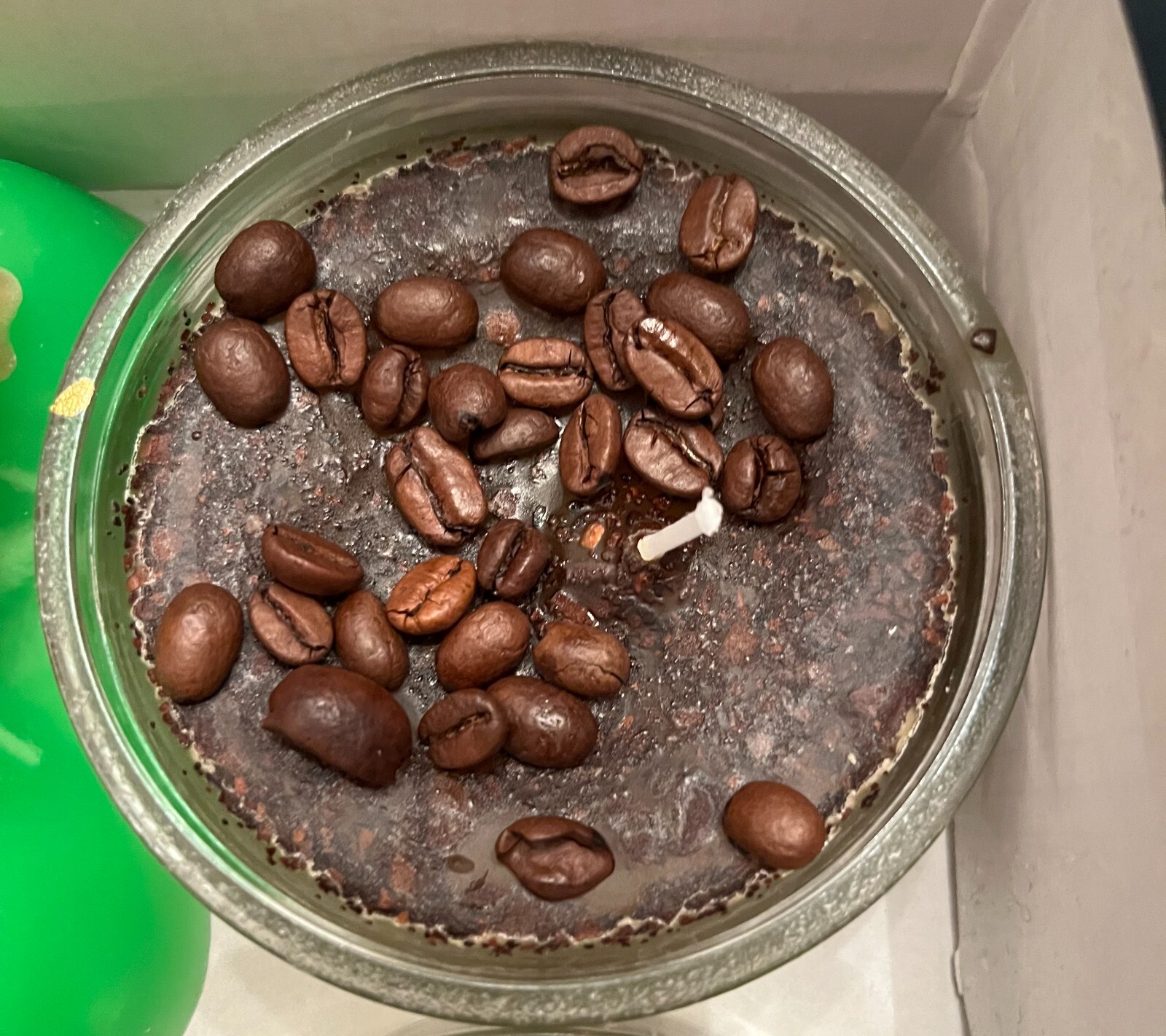 Kaffee Kerze im Glas NEU