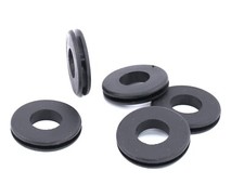 1-1/4 Hole x 3/4 ID SBR Wire Grommets   1/8 G...