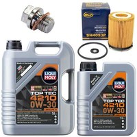 MotoröL Filter Set 0W-30 Liqui Moly 6 Liter + Schraube FüR Mercedes E-Klasse