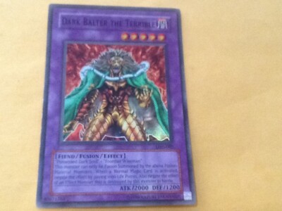 Yu-Gi-Oh! Carta - Dark Balter The Terrible (LOD-002) 1st Edition Super Rare