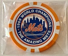 The Amazing Mets - Champions - MLB - Clay Poker Chip - Golf Ball Marker