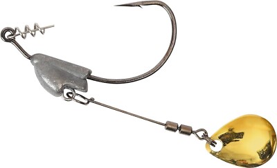 Owner Hooks Flashy Swimmer  Gold Colorado Choose Size and weight BR21