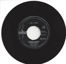 45RPM Jan & Dean Sidewalk Surfin'/When It's Over 1964 Liberty