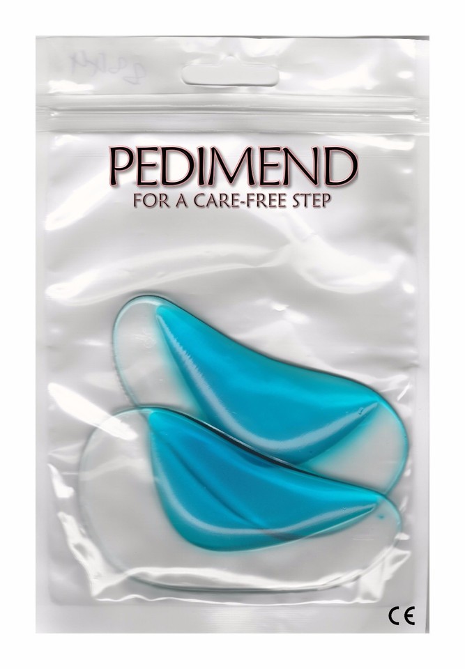 PEDIMEND Silikon-Gel-Einlegesohlen (1 Paar) – Rutschfeste Plattfuß