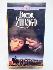 Doctor Zhivago VHS, 2-Tape Set MGM/UA Screen Epics Deluxe sealed.