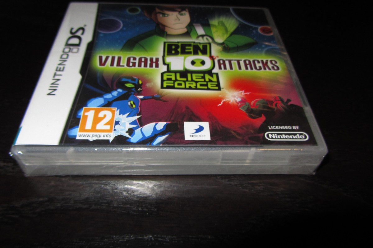 BEN 10 ALIEN FORCE VILGAX ATTACKS NINTENDO DS NEW SEALED FREE