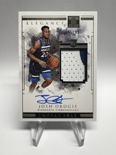 2018-19 Panini Impeccable Elegance Rookie Jersey Autographs Josh Okogie #130 /99